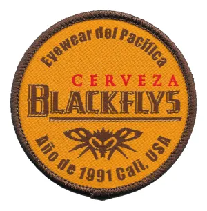 Black Flys Cerveza Patch