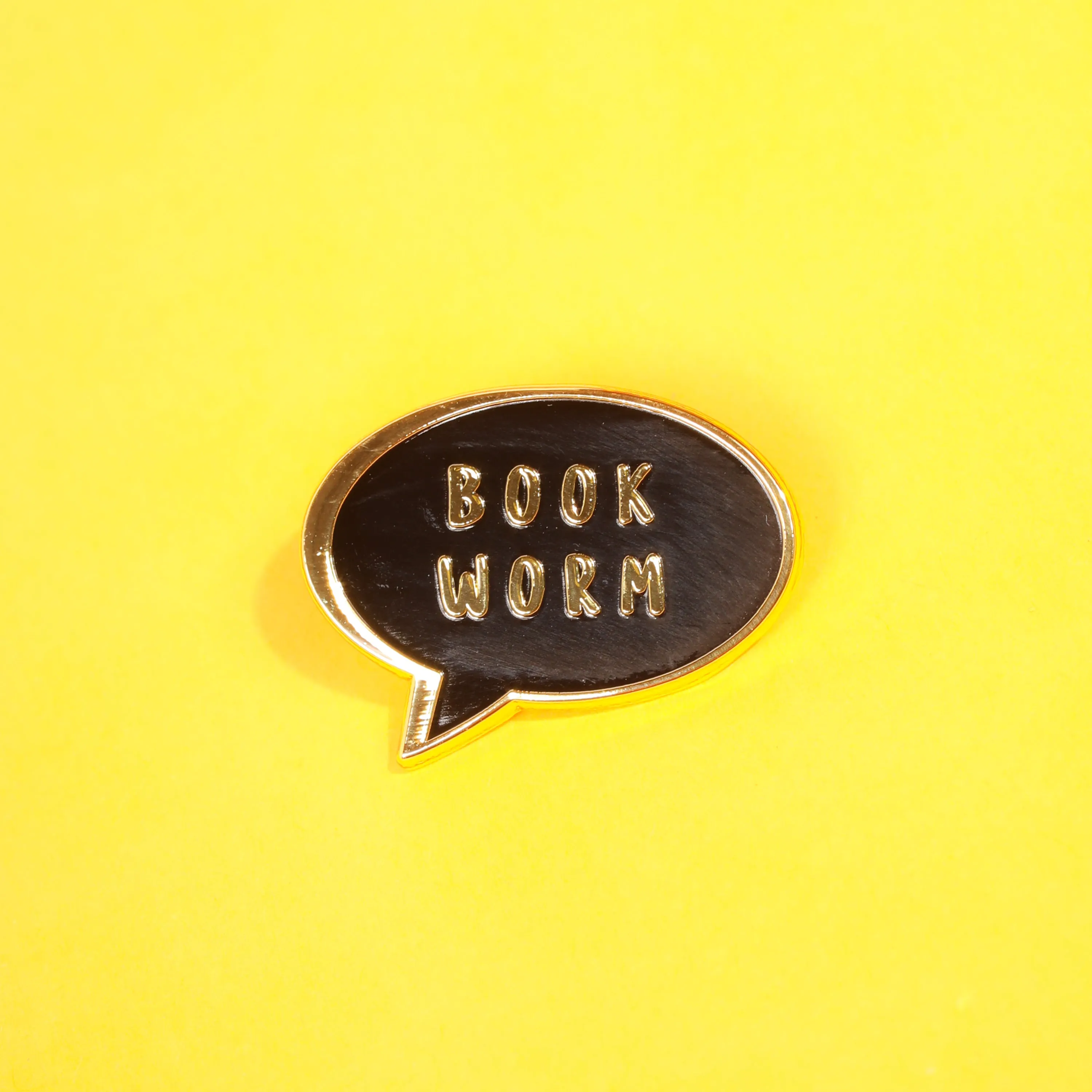 Book Worm Enamel Pin