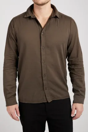 Button Down Shirt in Mud