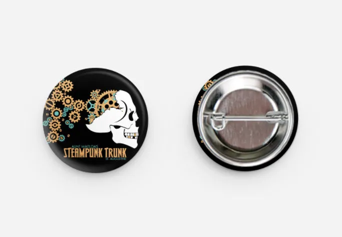 Gearhead Button 1.25"